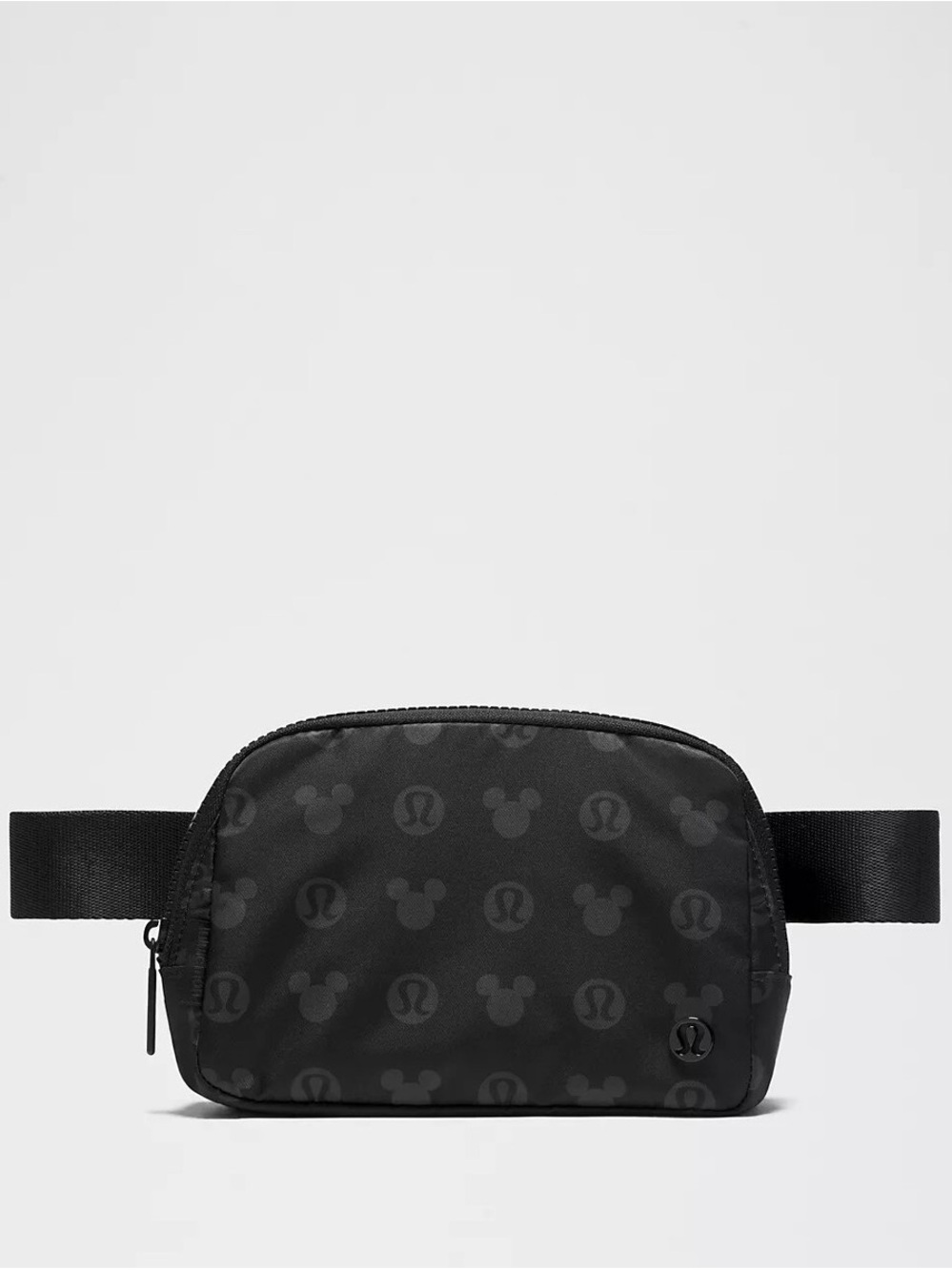 lululemon athletica Black Logo Pattern Belt Bag
